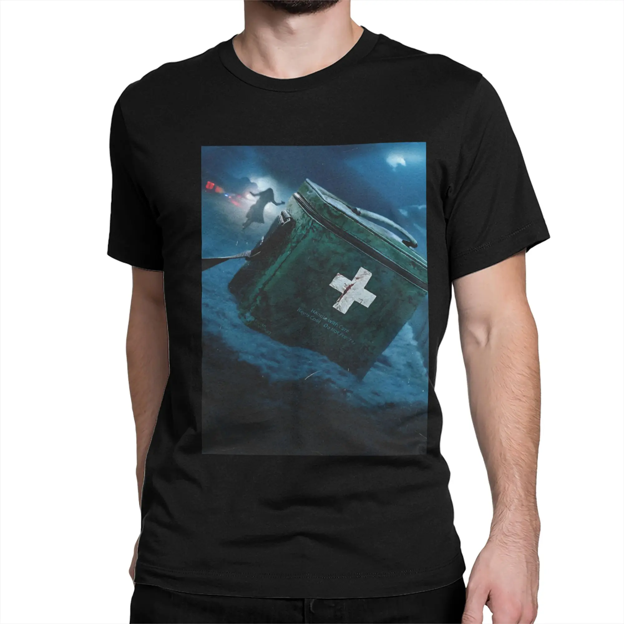 Men Women 2026 RE Movie Bryan Hodukavich Medical Courier T Shirts  100% Cotton Clothing Round Neck Tees Graphic T-Shirt