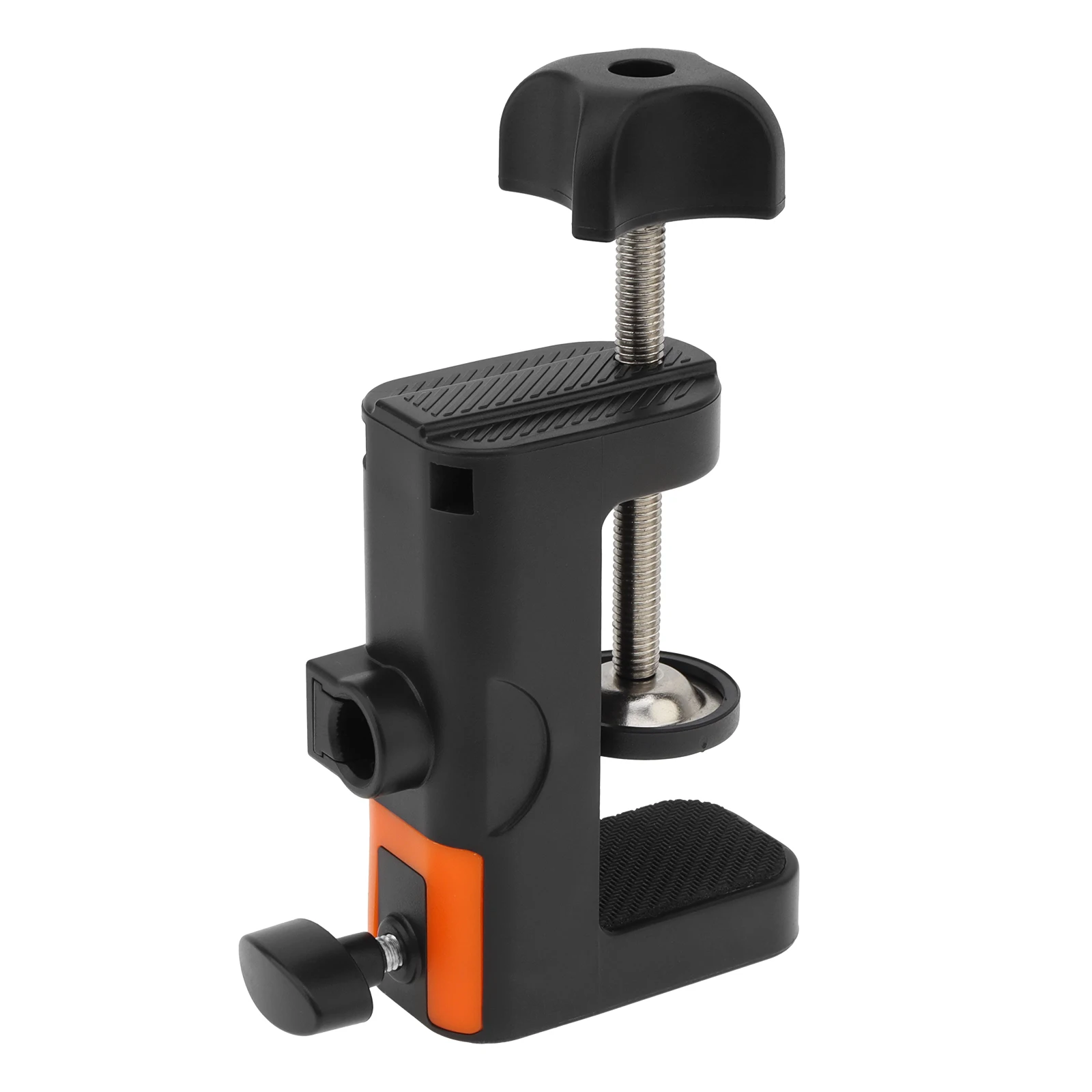 Table Clamp Mount Desk Lamp Clamp 2-In-1 Table Mounting Clamp Universal Bracket Clamp for Desk Lamp / Microphone Stand 3