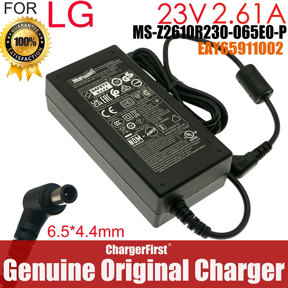 Original MS-Z2610R230-065E0-PCharger 23V 2.61A EAY65911001 for LG SG10TY SC9S 3.1.3ch Wi-Fi Sound Bar AC Adapter power supply