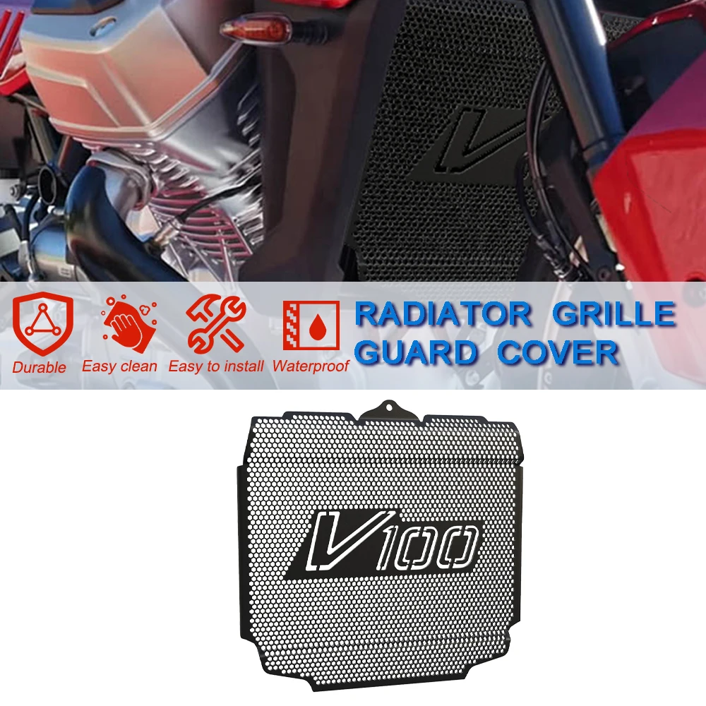 

Motocycle Radiator Guard Engine Cooler Grille Cover Protection Motocycle Accessories For Moto Guzzi V100 Mandello S 2023 2024