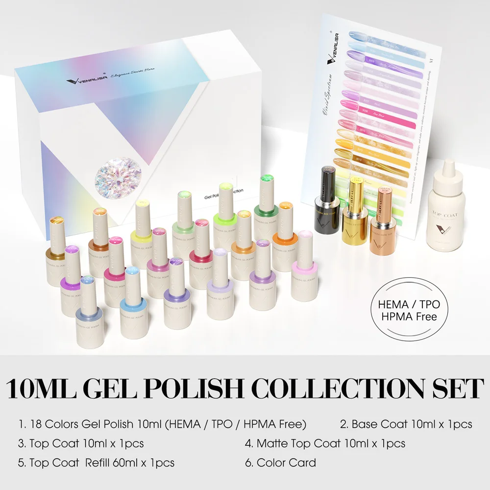 V7 1Set VENALISA Winter-Herbst-Kollektion Komplettset 10ml HEMA-frei TPO-frei Veganes Nagelgel-Farbsortiment Markenkoffer – Detail 15