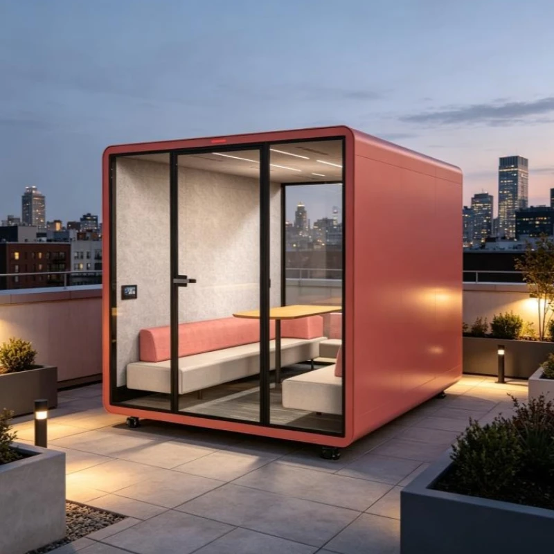 Single Work Space Soundproof Telephone Booth for Office Furniture Living Room School Studio Mobile soundproof room Use