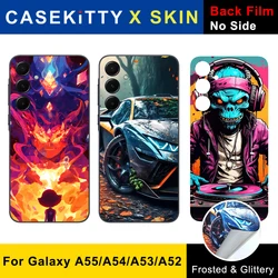 CASEKiTTY Skin For Samsung Galaxy A55 5G Back Cover Film A54 A53 Sticker A52 4G Protective Decal Wrap Personalized Protector