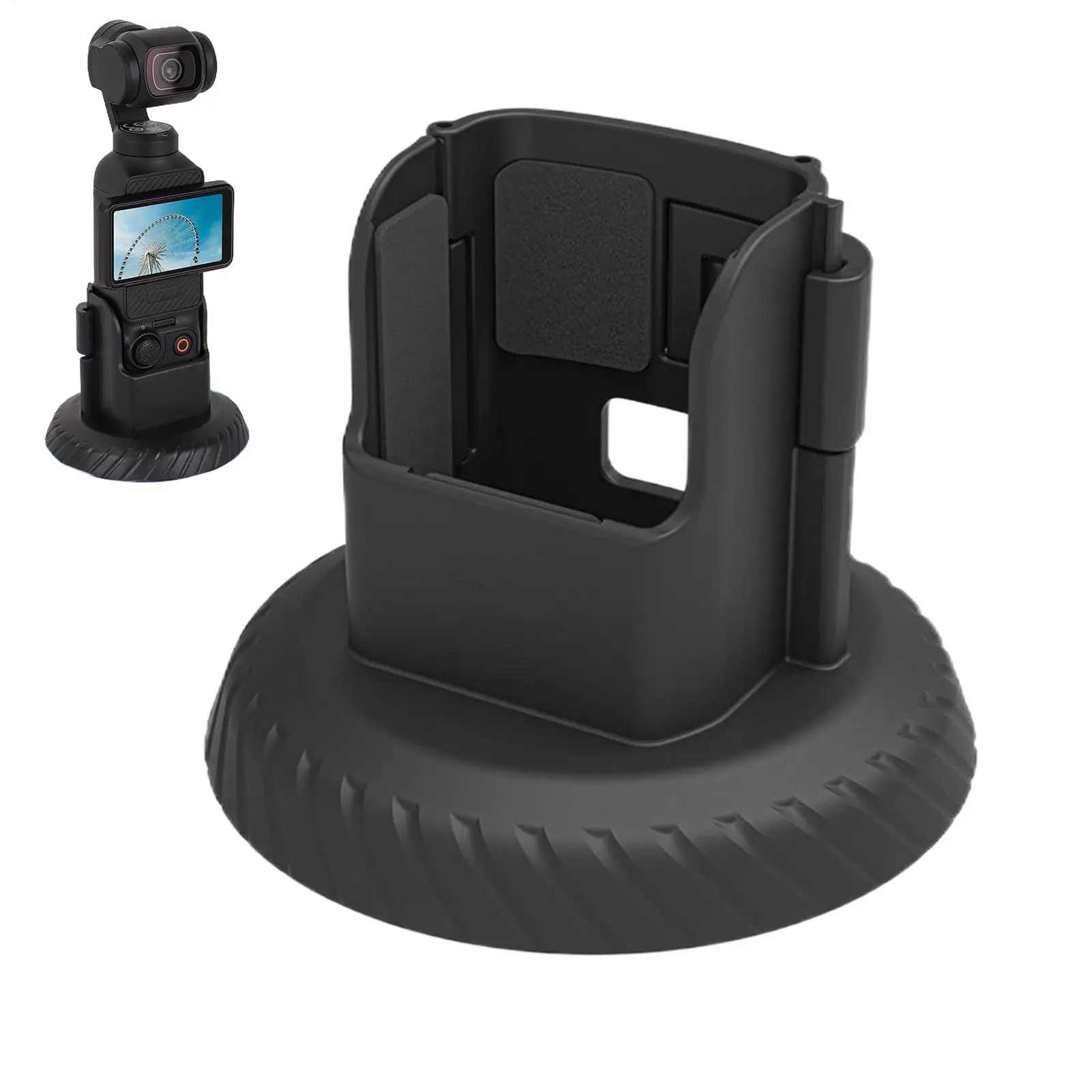

For Osmo Pocket 3 Magnetic Mount For Camera Heavy Duty Base Kit Non-Slip Portable Bracket Quick-Release For Streaming Digital