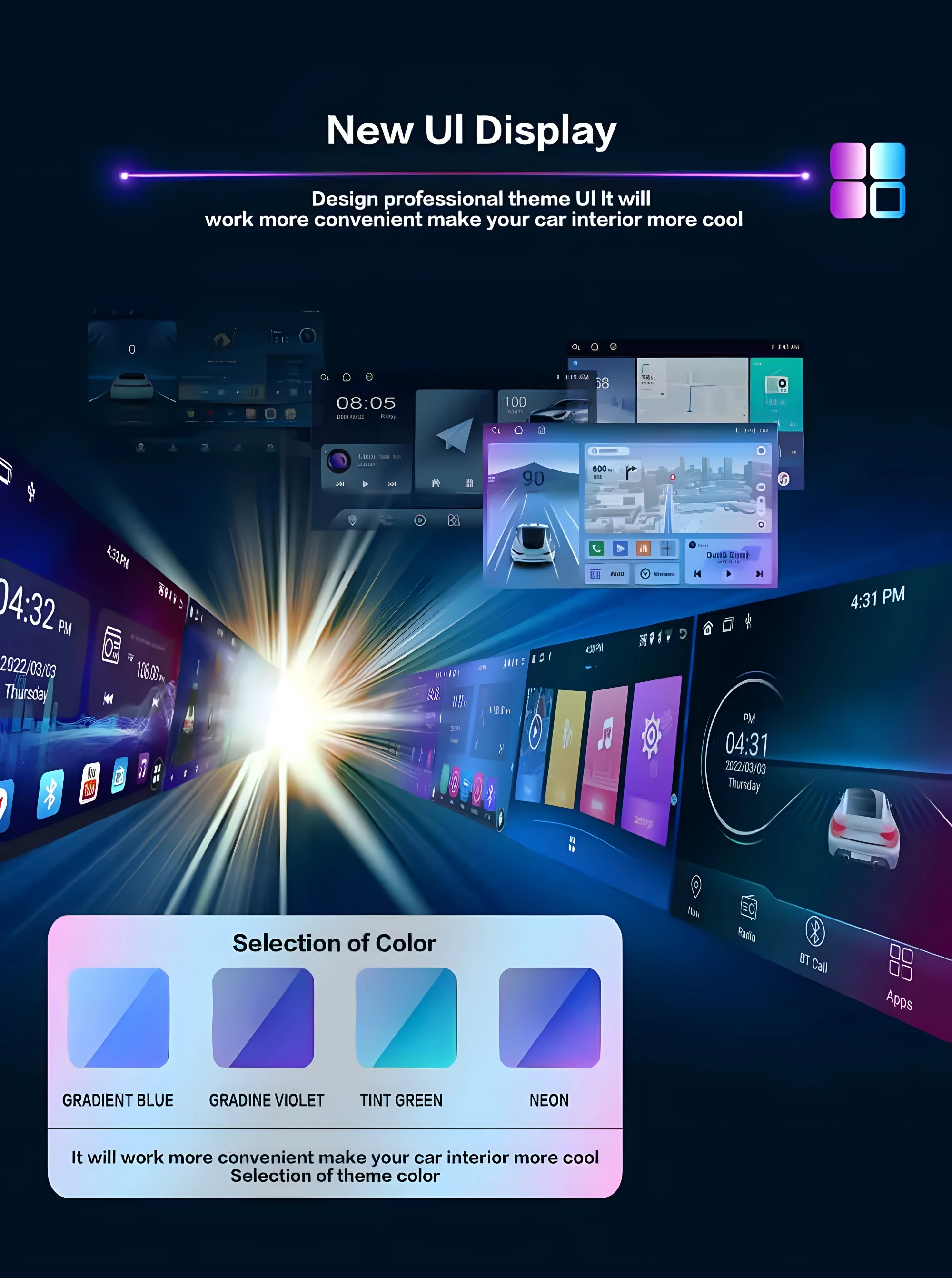 مشغل أندرويد 15 لسيارة تويوتا لاند كروزر 10 J100 100 1998 - 2007 مشغل وسائط متعددة للسيارات Carplay أندرويد السيارات اللاسلكية #2