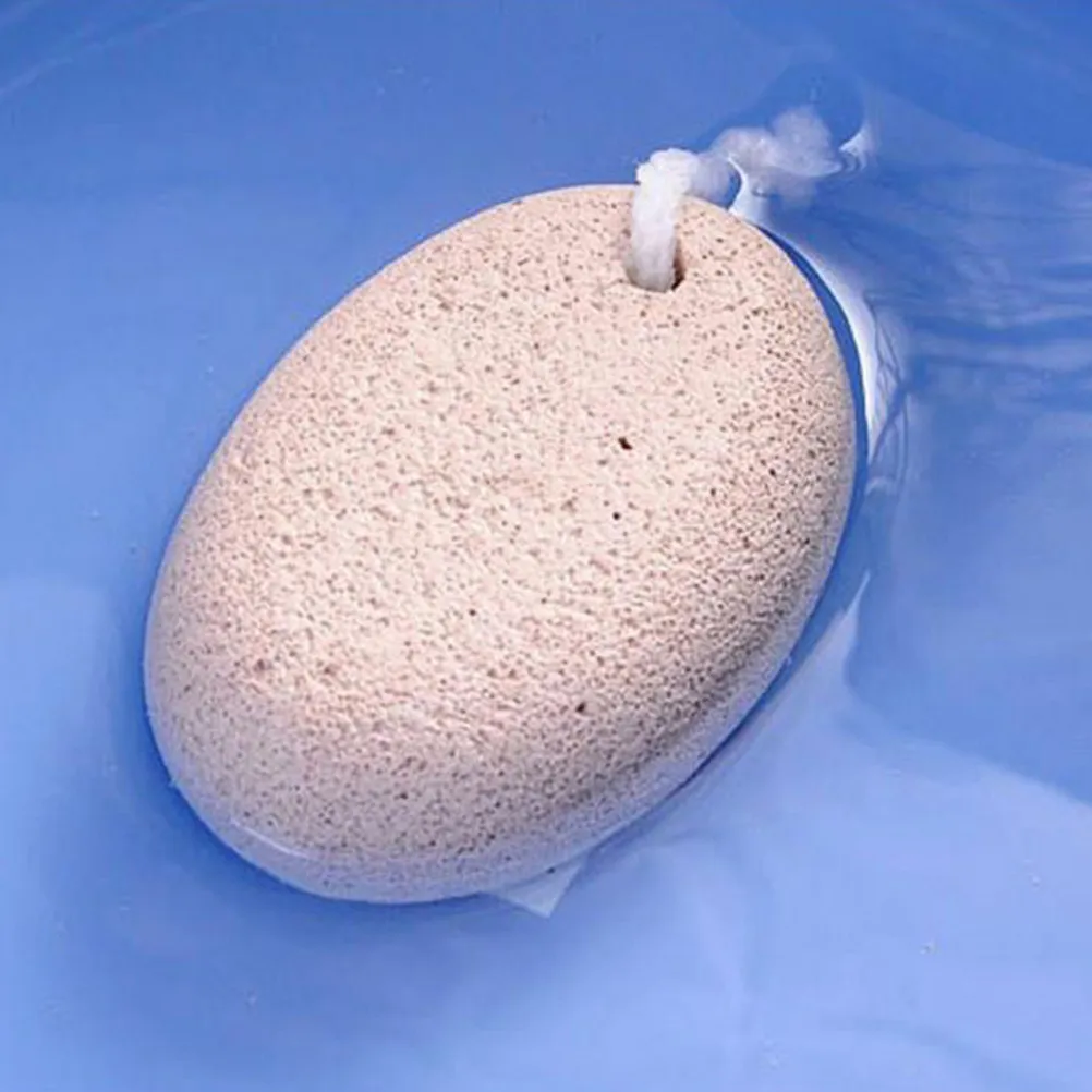 2Pcs Stone Callus Remover Foot File Pedicure Tool Natural Coarse Grinding Surface for Effective Callus Removal Feet Rasp