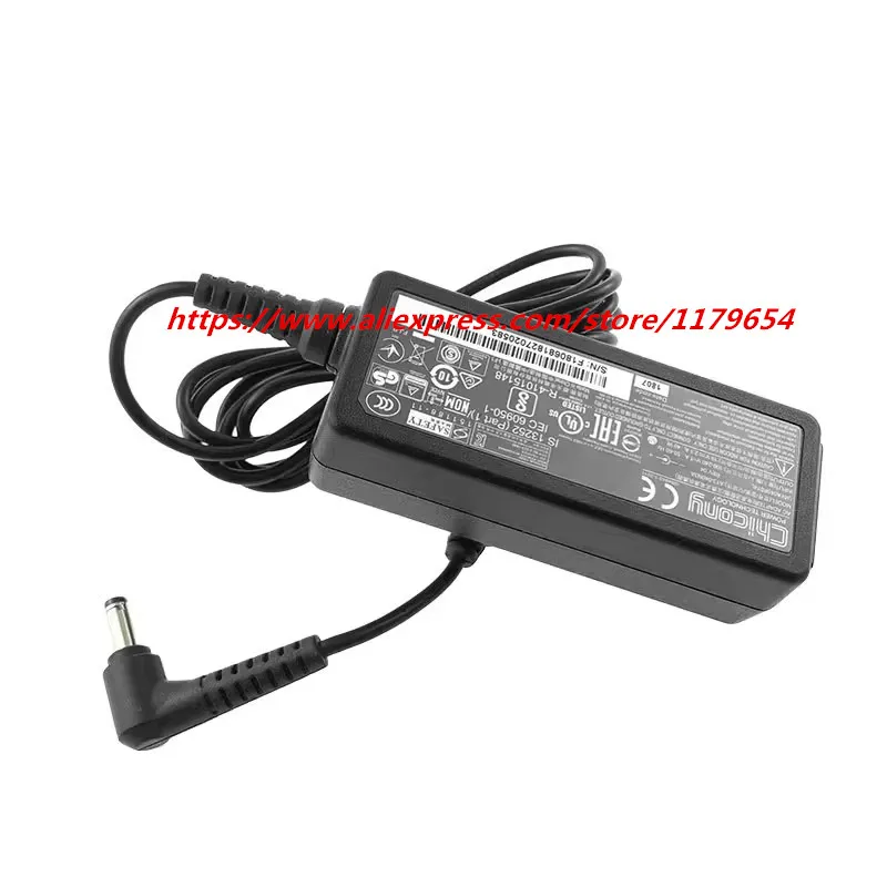 Original Chicony A13-040N3A AC Adapter 19V 2.1A 40W A040R074L