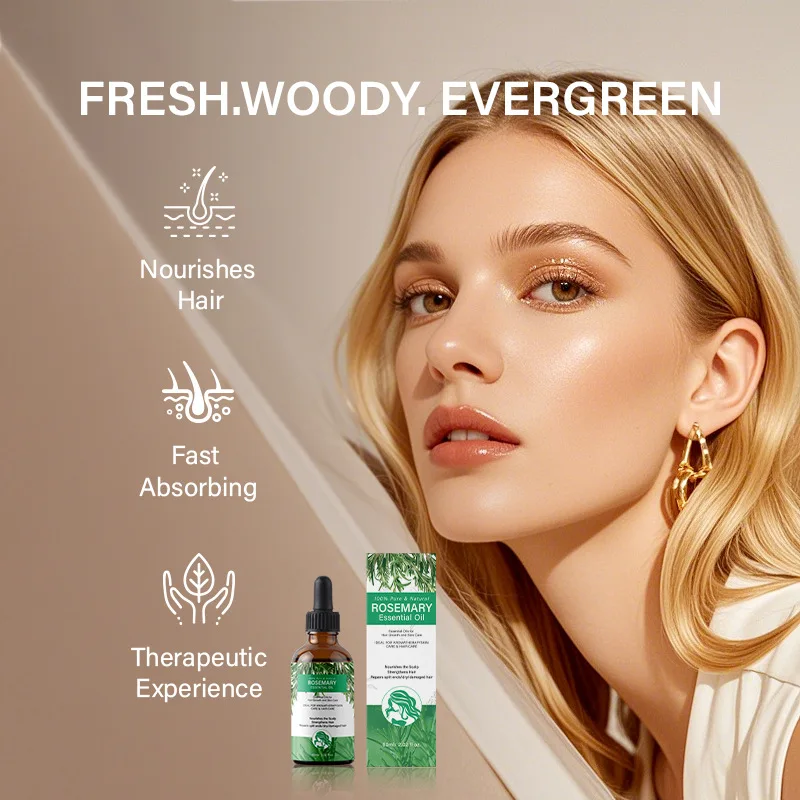 

Rosemary Essential Oil Nourishing Scalp Hair Care Rosemary Hair Oil