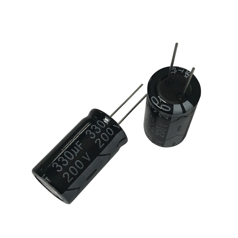 Алюминиевый электролитический конденсатор 200v330uf 18x3 5 мм 330uf 200v 200v330mf 330mf200v 200v330mfd 200vdc 200wv 200v 330uf 22uf 33uf