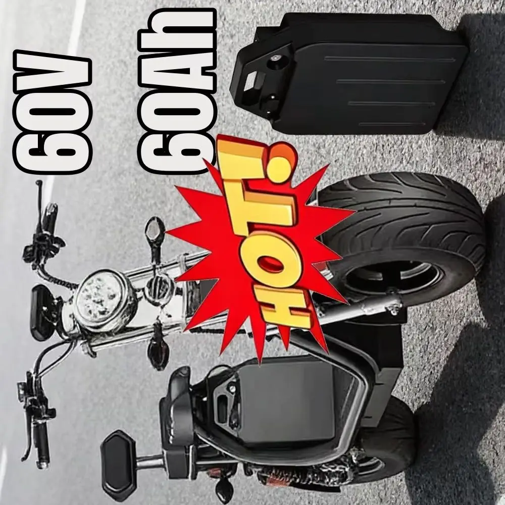 🔧🎈Electric Lithium Battery Waterproof 18650 Battery 60V 60ah For Two Wheel Foldable Citycoco