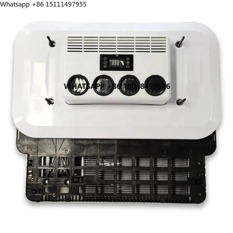 Manufactory Wholesale Auto Parts Roof Top Parking Air Conditioner for Truck, Van Electric Automotive Truck Air Conditioner 24v