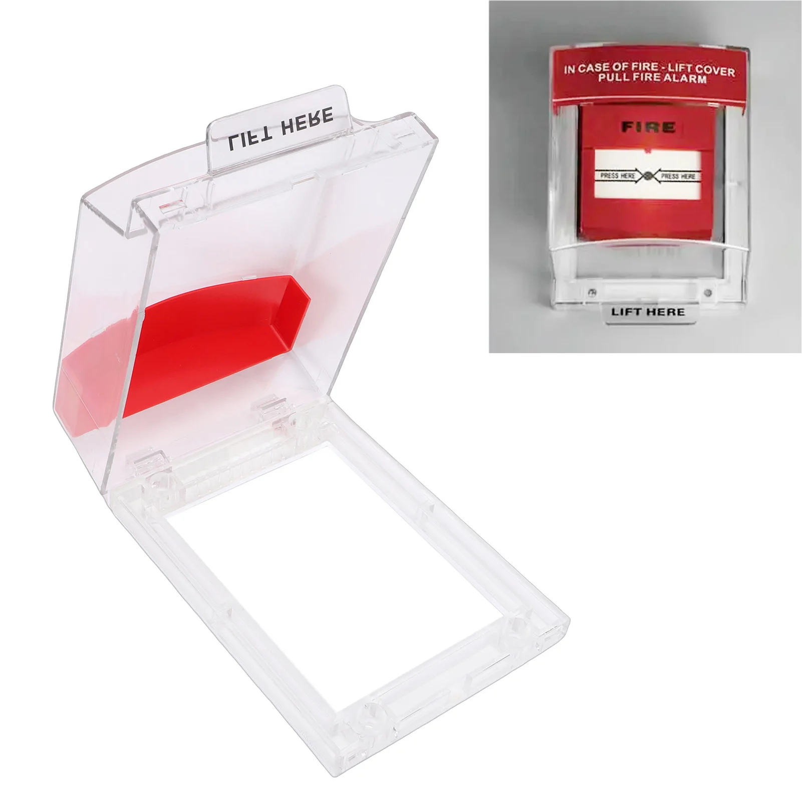 

Защитный огнестойкий кожух для кнопки пожарной сигнализации, ручной кнопки экстренного вызова, защитный кожух кнопки вызова, огнестойкий защитный кожух для выключателя