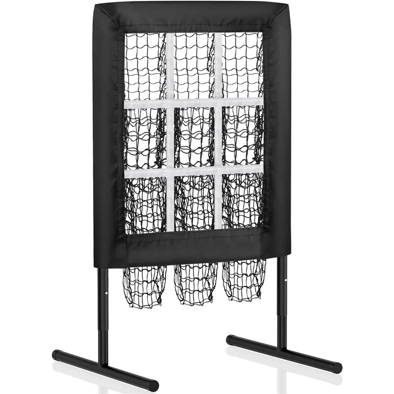for Portable Baseball Pitching Practice Net 9 Grid Strike Zone Target Throwing Trainer