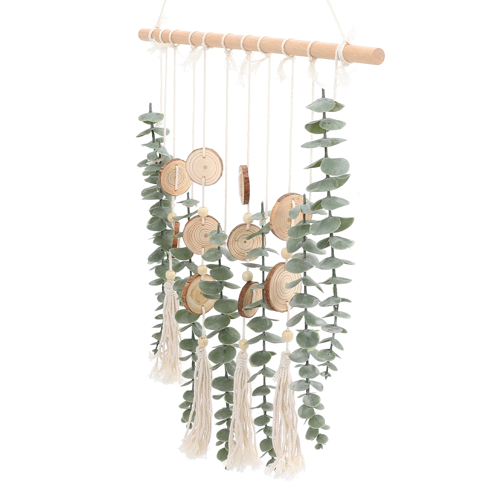 

Artificial Ornament Fake Pendant Hanging Plant For Wedding Home Decor Simulation Hanging Wall Leaf Pendant Faux