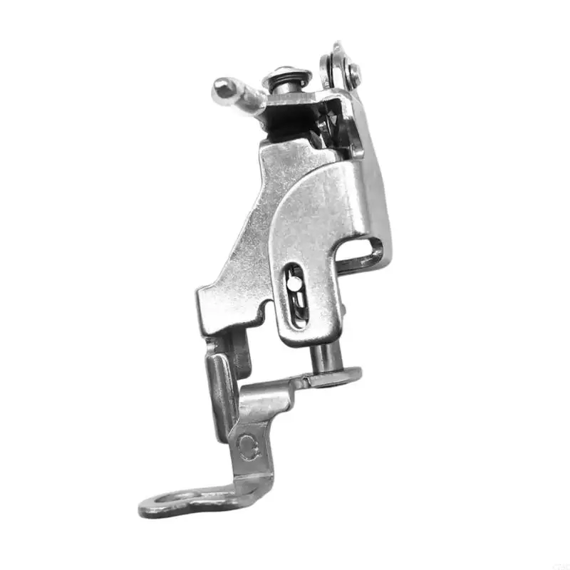 

Expert Level Sewing Presser Foot Extended Area Metal Construction for Multiple Layer Cloth Handling C7AC