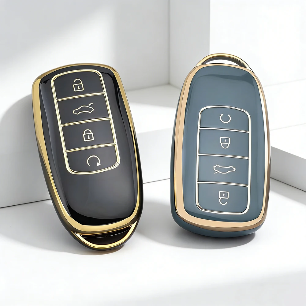 Funda para mando a distancia de coche para Chery Jaecoo 7 J7 J8 phev 2023-2025 para Omoda C5 E5 C9 Omoda 5 9 EV PHEV TPU llavero