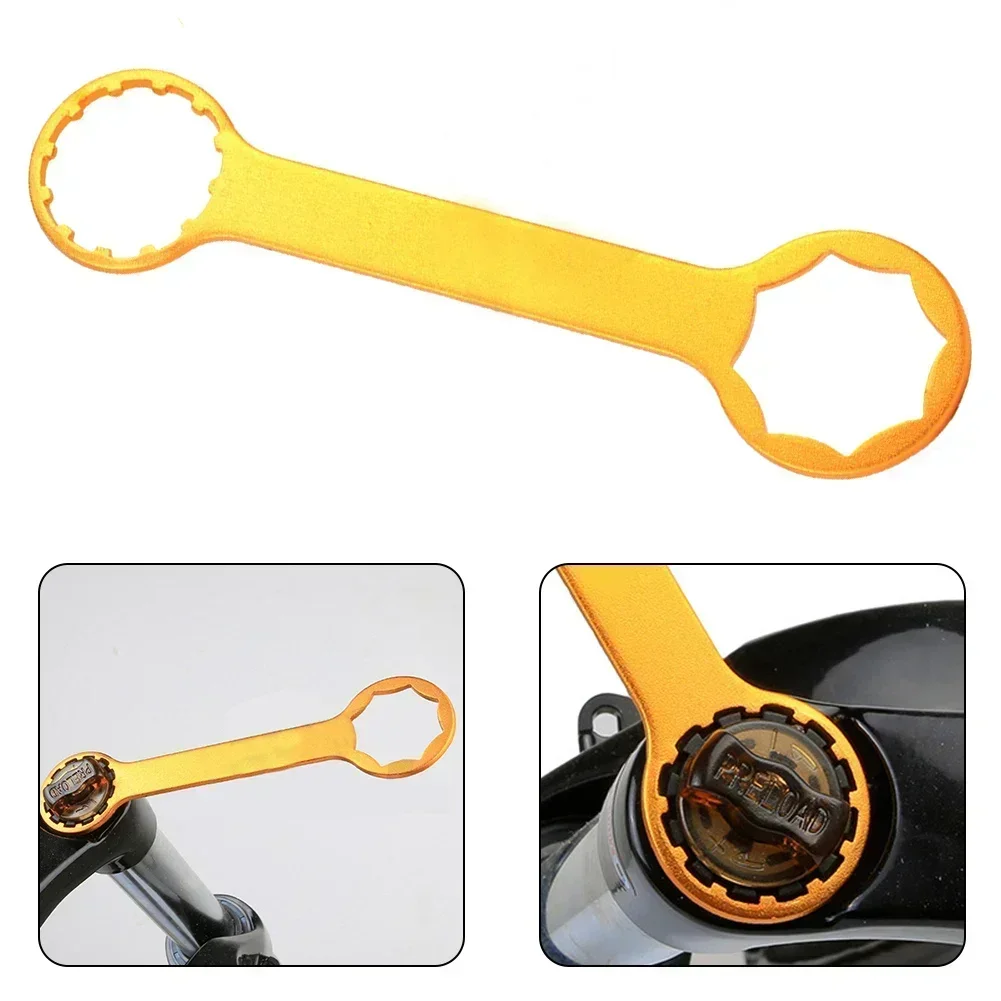 

1pcs Mountain Bike Aluminum Alloy Front Fork Cap Wrench Tool For SR XCR/XCT/XCM/RST Fork Wrench Bicycle Disassembly Tool