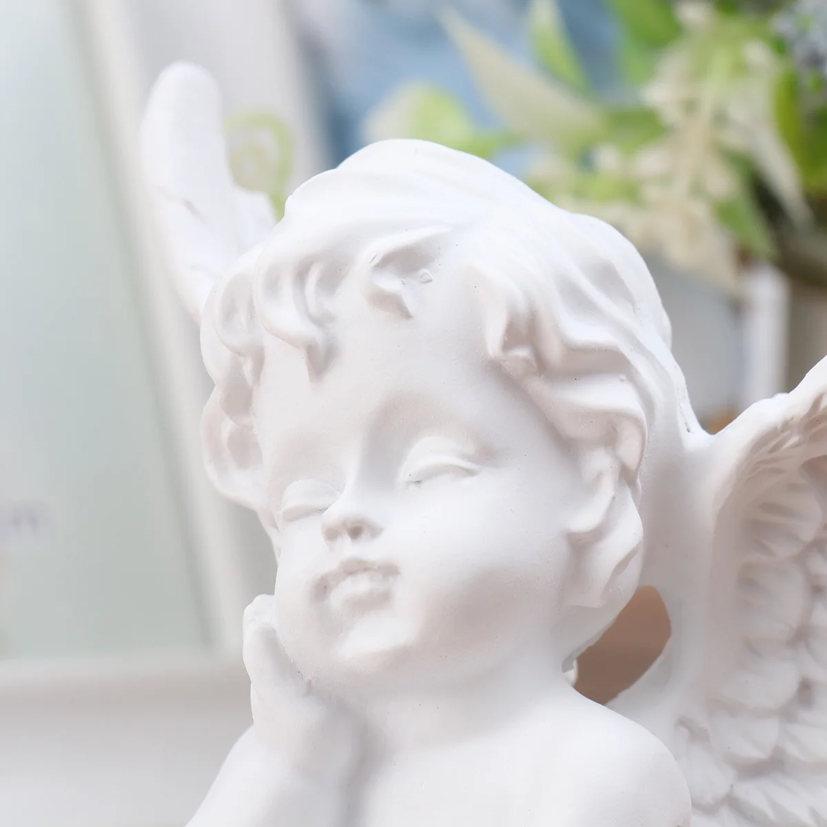

Resin Ornament Wings Wall Decor Hanging Craft Home Desktop Party Living Room Bedroom Decorative Miniature Gift Resin Craft Home
