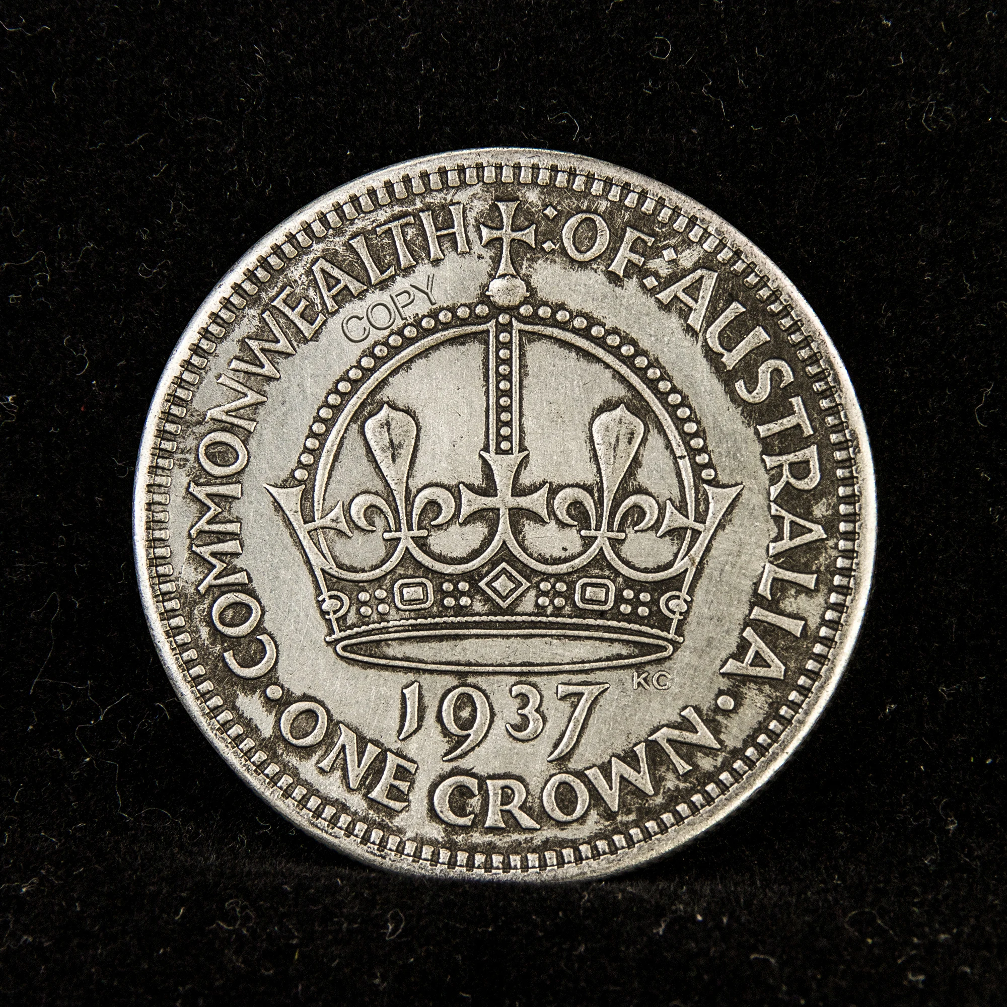 1937 الملك جورج السادس 1 كرونا عملة تذكارية - بريطانيا العظمى والمملكة المتحدة تذكارية تاج عملة لهواة الجمع