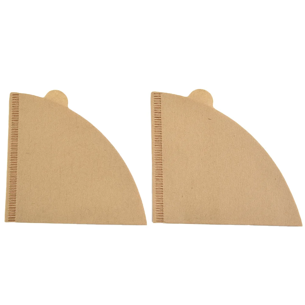 Papel de filtro de café para cafetera, pulpa de registro para lavar a mano, 40 unids/bolsa, papel de filtro de goteo en forma de cono para cafetera