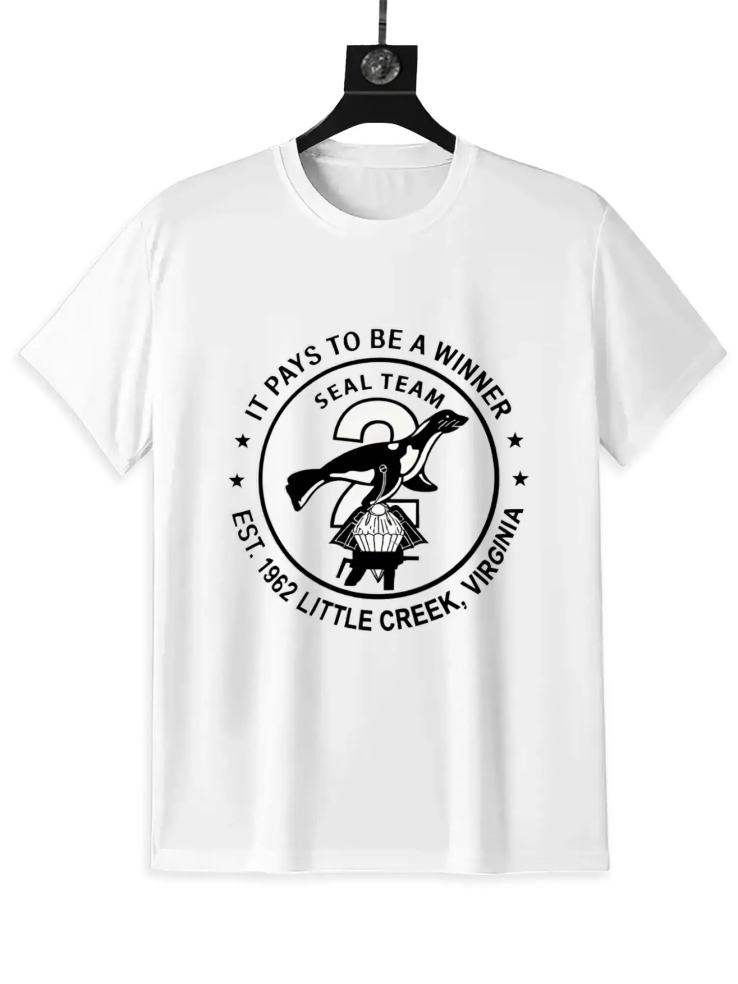 

American SEAL Team 2 100% Cotton Tee – Military Enthusiast Style