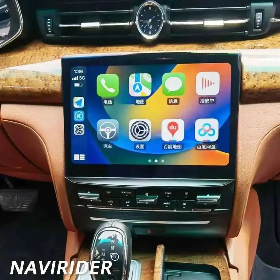 

10.26-дюймовый автомобильный Android-радиоприемник для Maserati Quattroporte 2013-2020, GPS-навигация, стереосистема, Blu-Ray экран, CarPlay, мультимедийный проигрыватель, 128 ГБ