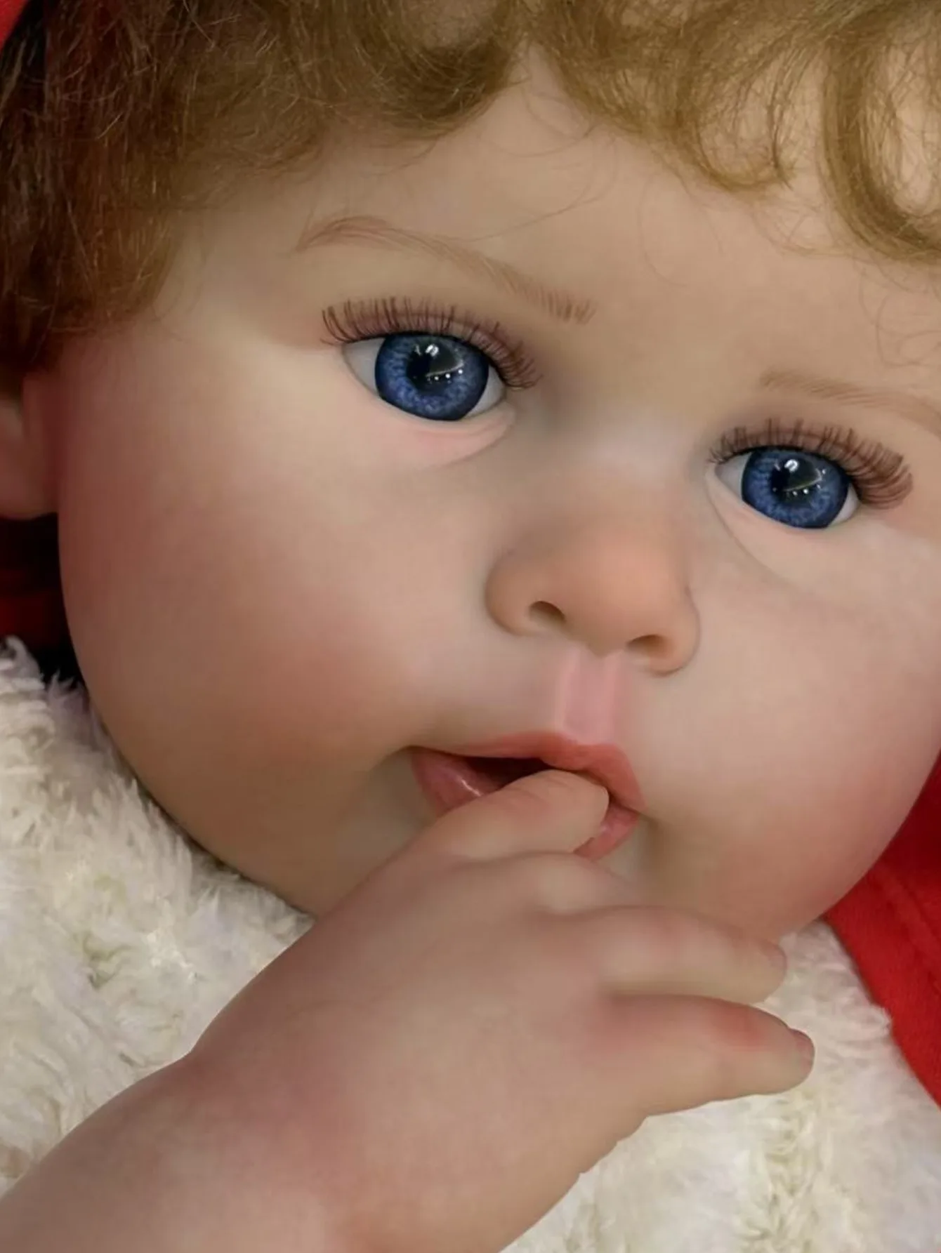 22-calowa urocza lalka Bebe noworodek, ręcznie robiona, miękka w dotyku, realistyczna lalka Bebe Reborn dla dzieci, idealna na prezent urodzinowy.