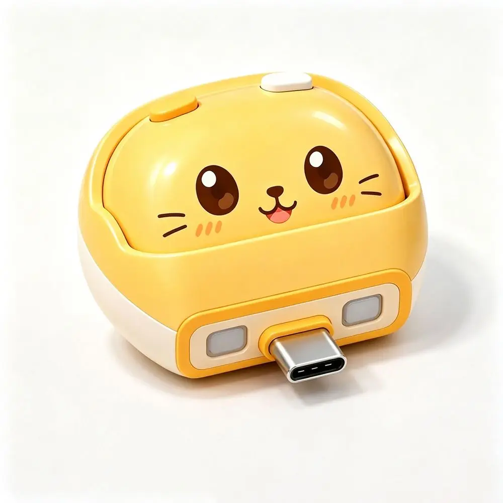 Cartoon Cat Auto Disconnect Adapter Auto Disconnect Intelligent Detection Charging Adapter Short Circuit Protection