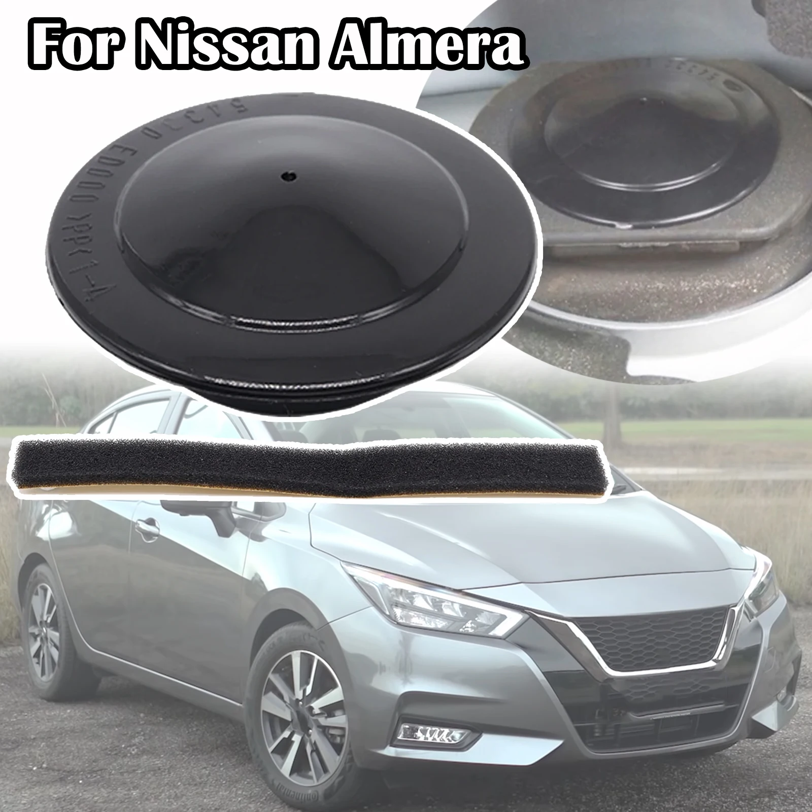 

For Nissan Almera Bluebird Sylphy G11 2005-2012 Front Suspension Strut Mount Waterproof Seal Cover 2013 2014 2015 - 2018