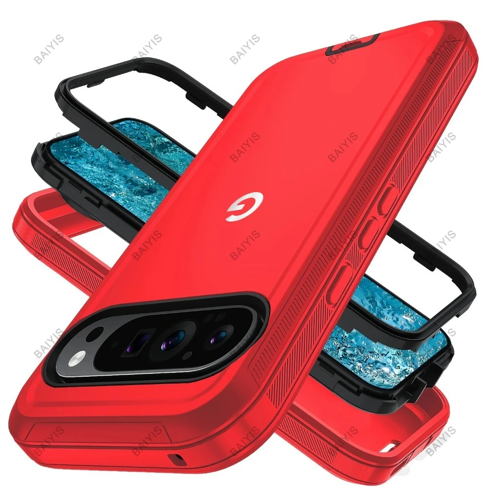 Militärische stoßfeste Defender Armor OTT-BOX-Hülle für Google Pixel 10A 9A 11 10 9 Pro XL 8Pro 8A, verbesserte Anti-Drop-Hartschale