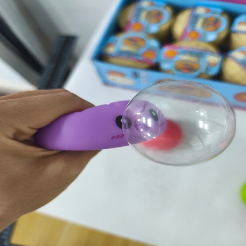 Bun skin blowing bubble toy dumpling skin suit with steamer new blowing bubble dumpling skin, elastic irritability.