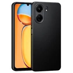 obudowa z TPU do Redmi 13C/Poco C65 miękkie, odporne na wstrząsy, czarne etui na telefon Poco C 65 case Redmi 13 C obudowa Poco C65 Xiaomi Redmi 13C etui