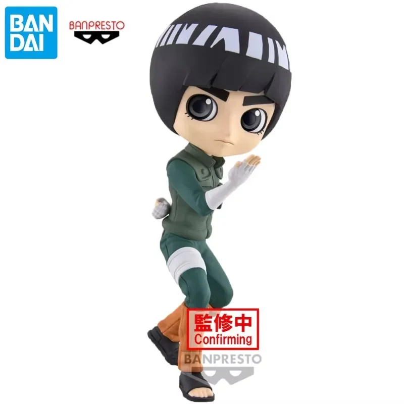 In Stock Naruto Anime Figures Rock Lee Q Version Posket Series PVC Action Figurnies Collectible Boxed Model Gift Decoration Toys