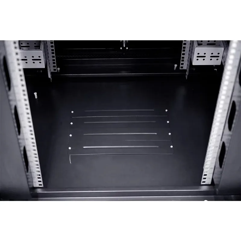 خزانة فولاذية قائمة على الأرض مقاس 19 بوصة لخوادم مركز البيانات بعمق 12U 600 مم #5