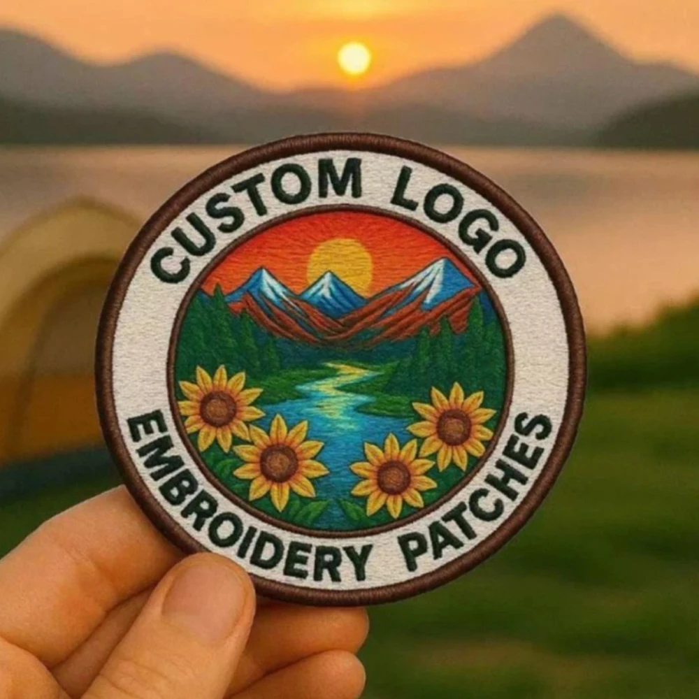 Custom Embroidery Patches With Your Logo Design Customized Embroidered Path Iron on Sew on Garment Personalized Military Badges view 5