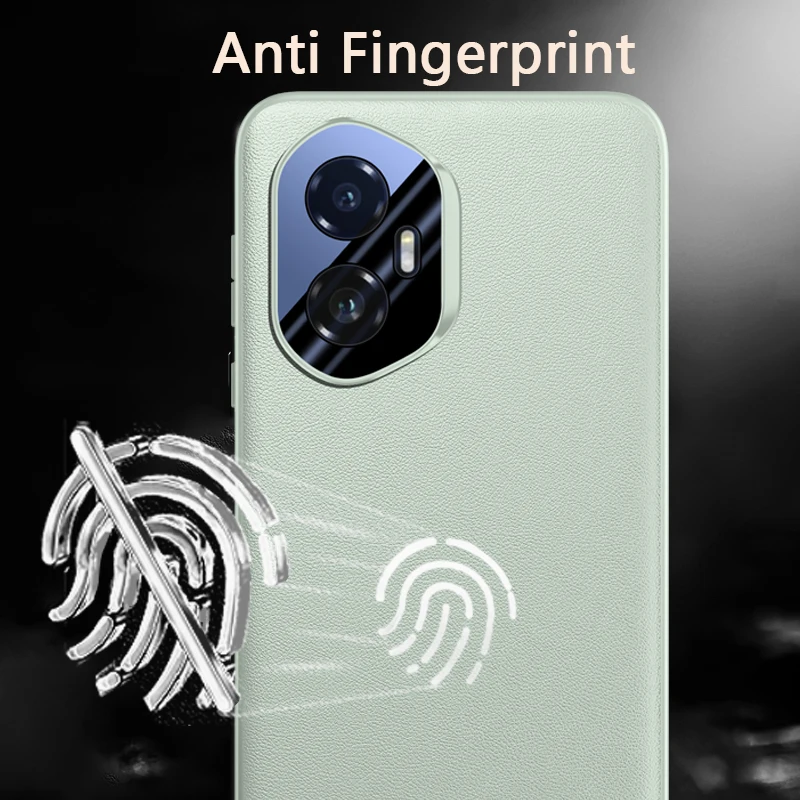 حافظة هاتف جلدية فاخرة رفيعة للغاية لهاتف Honor 300 Pro واقي عدسة الكاميرا الخلفية الصلبة الناعمة من مادة البولي يوريثان Funda #2