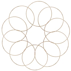 10Pcs 10/15cm Metal Ring Dreamcatcher Hoop Rings DIY Wedding Wind Chime Hanging Decorations Circles Round Handmade Dreamcatcher