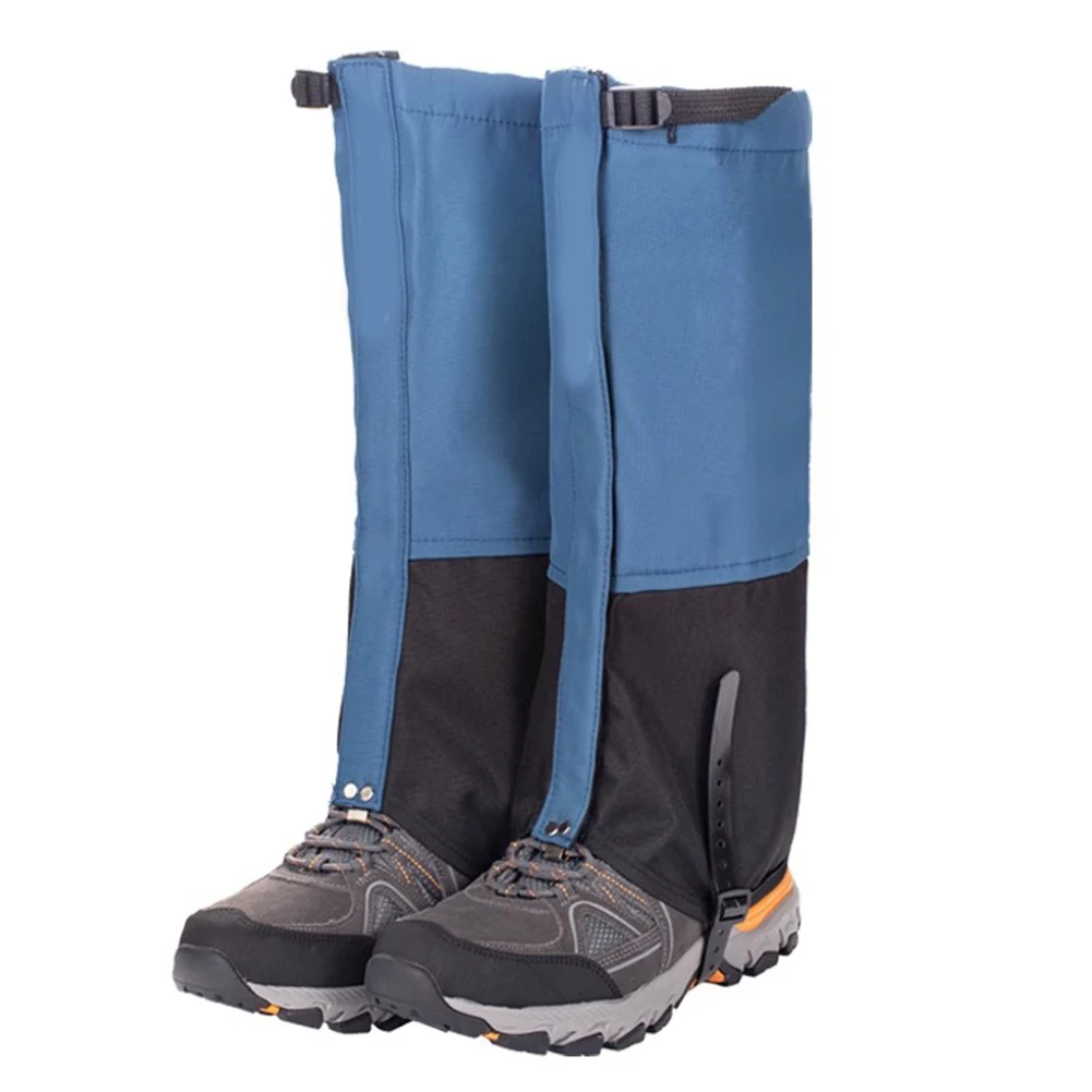 

For Hiking Boots Waterproof Leg Covers Gaiters For Hiking For Gardening Blue Comfortable Outdoor Leg Covers Hiking