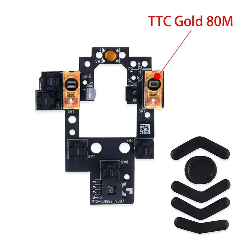 

Original replacement micro board Kailth GM8.0 black Mamba micro for Logitech G604 wireless mouse repair spare parts