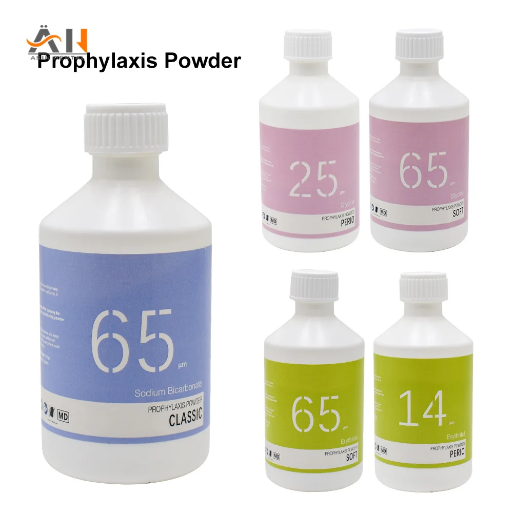 3Bottle AP-P Erythritol Glycine sodium bicarbonate Dental Teeth Cleaning for Prophylaxis Spa Powder 300g/200g/120g
