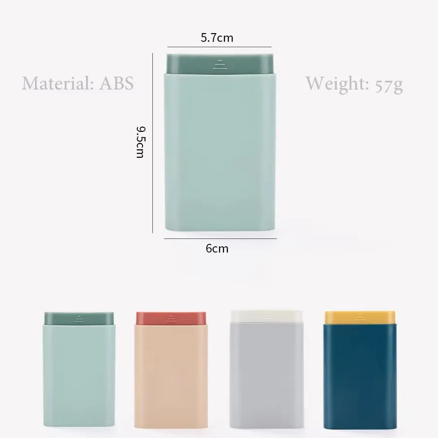 Portable Mini Color 6 Girid Pill Box First Aid Kit Travel Outdoor Sports EDC Tool Emergency Capsule Holder Storage Case