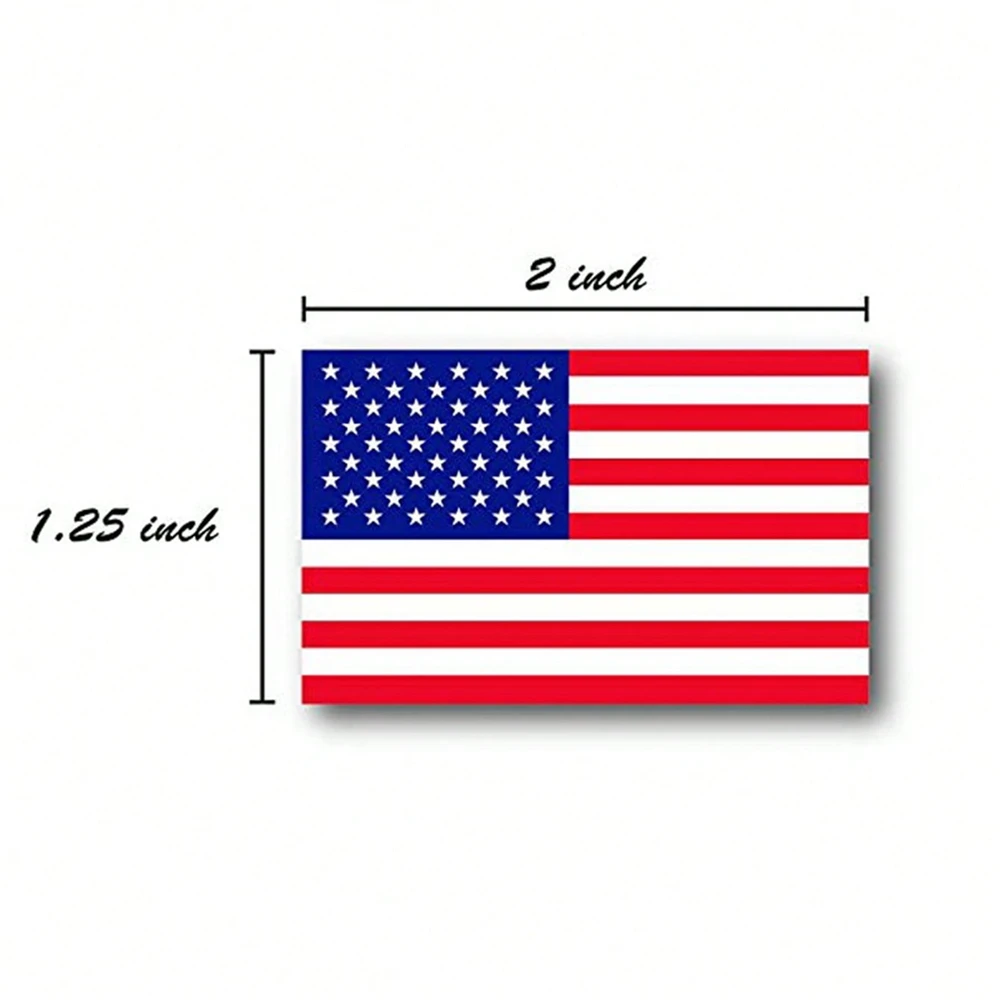250 Pcs American Flag Stickers USA Patriotic Sticker For Notebooks Cards And Scrapbooking Office Stationery Sticker