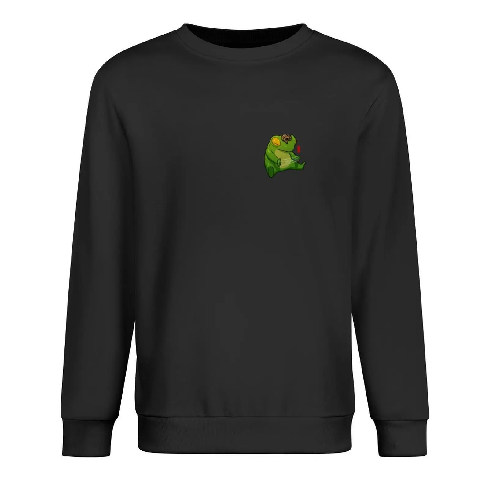 

frog and jumping spider playing cat's cradle art Pullover men's clothing anime clothing tracksuits men's clothes sweatshirts