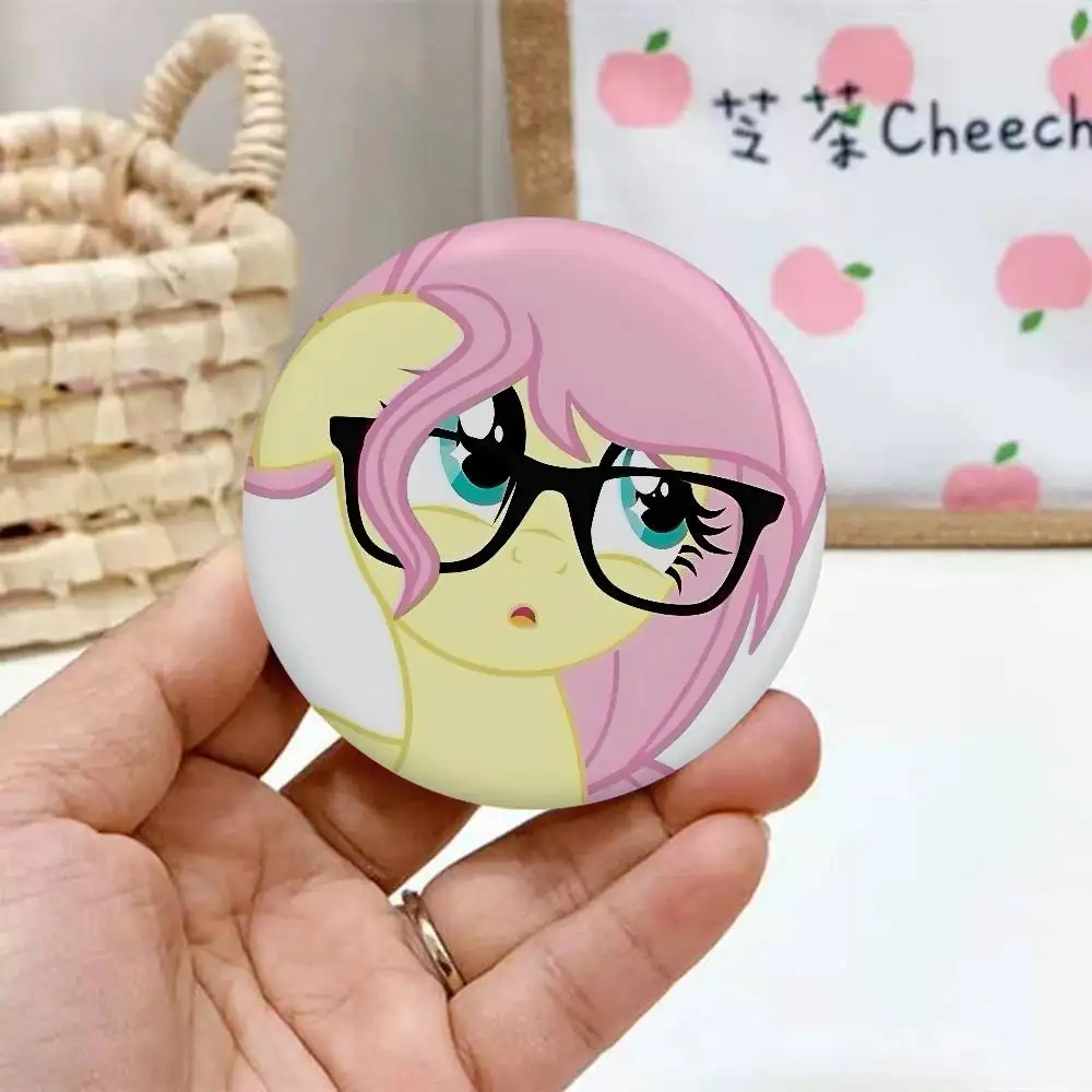 M-My Little Pony Emaille-Pins, handgefertigte runde Brosche, L Killer Yagami Light Cosplay-Abzeichen, Rucksäcke, Schmuck, Geschenke – Detail 9
