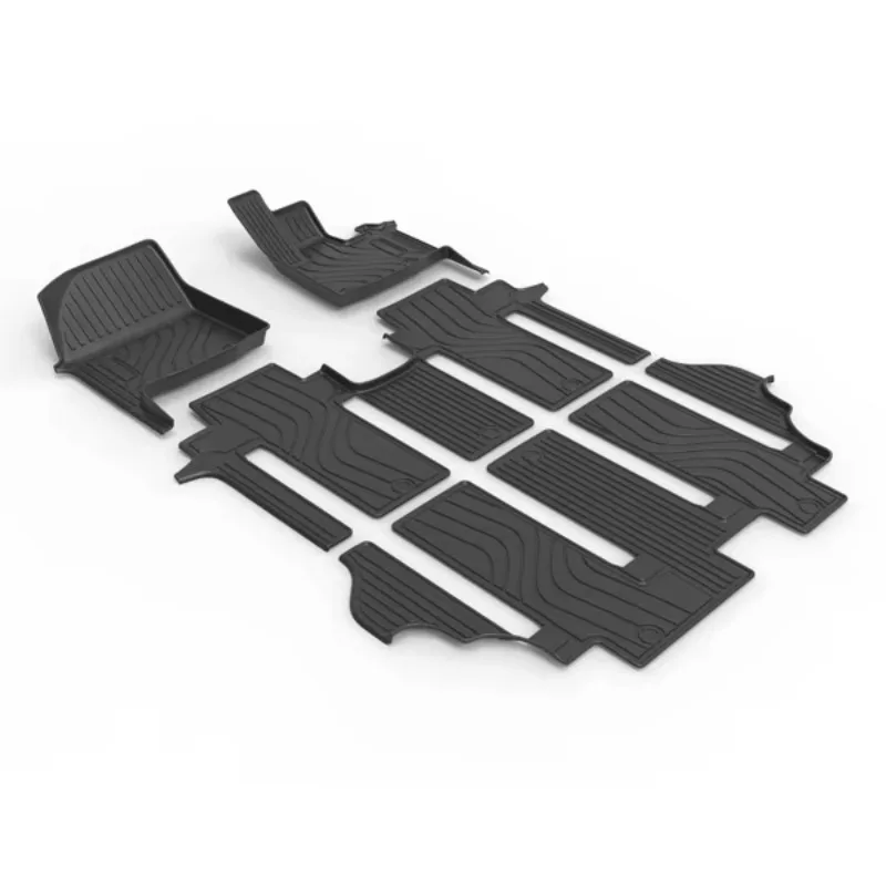 Waterproof Anti-Slip 3D TPE Car Floor Mats Cargo Liner for RHD 2025 Denza D Night EV Foot Mat Car Carpet Rugs