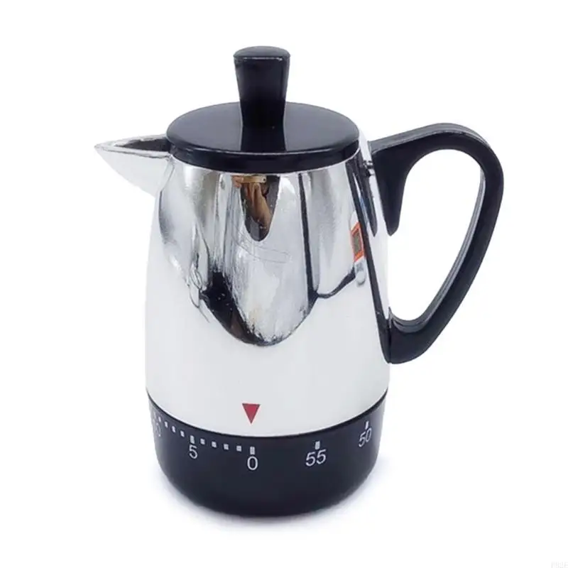 P82E Cooking Timer Clock Household Timer 60 Minutes Mechanical Timer No Batteries Required Kitchen Baking Countdown Reminder