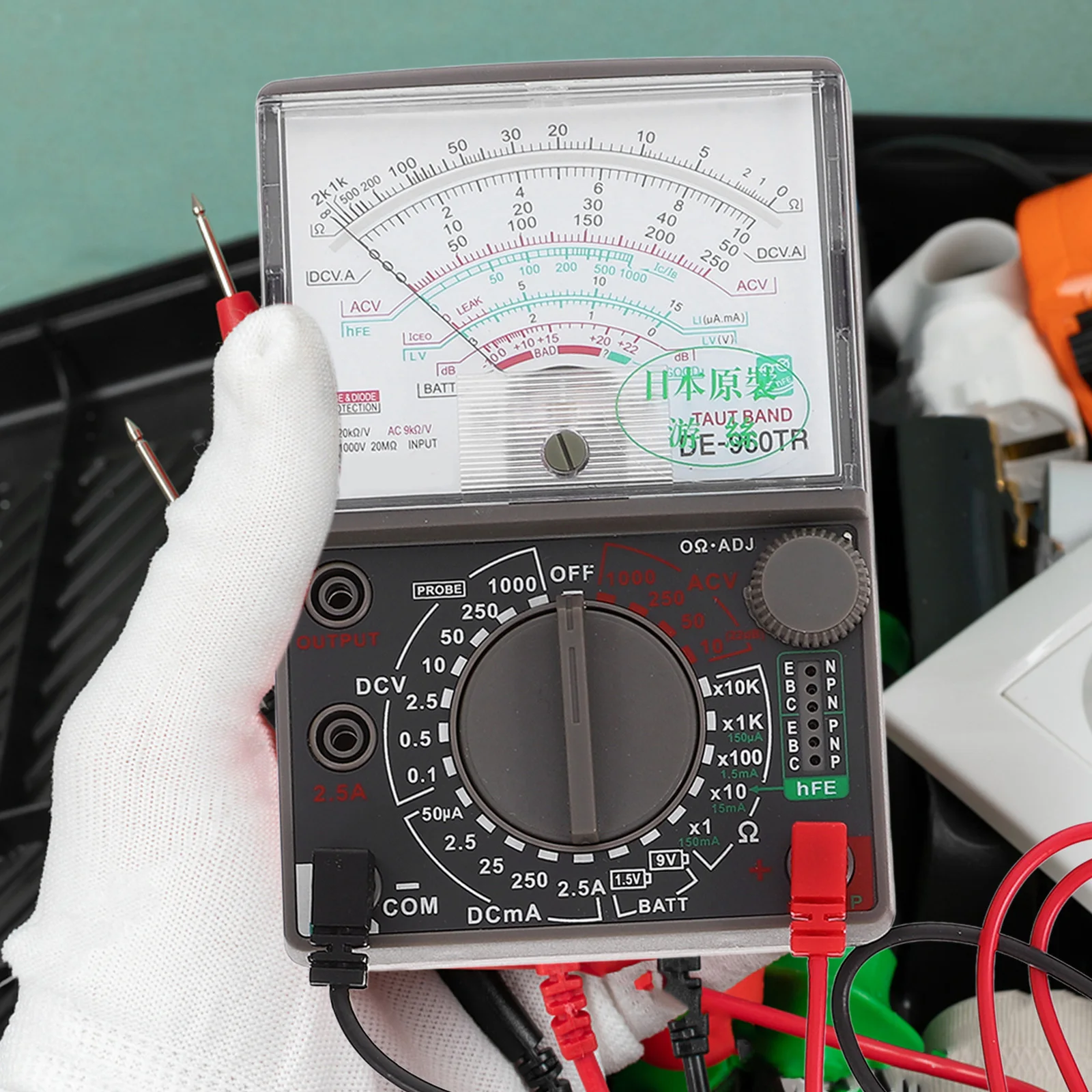 

Multimeter Tester Volt Meters Electric Ammeter Mini Abs Voltage Current Resistance Measuring Meter Analog Pointer Ohm Meter
