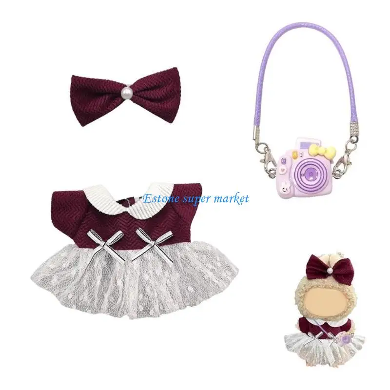 

090B Role Playing Doll Costume Set For 17cm Sitting Doll Adult Collector Favor Gift