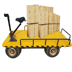 Commercial Grade Heavy Duty 1000kg Capacity Electric Carts Electric Trolley Suit For Transportation Used In Workshop