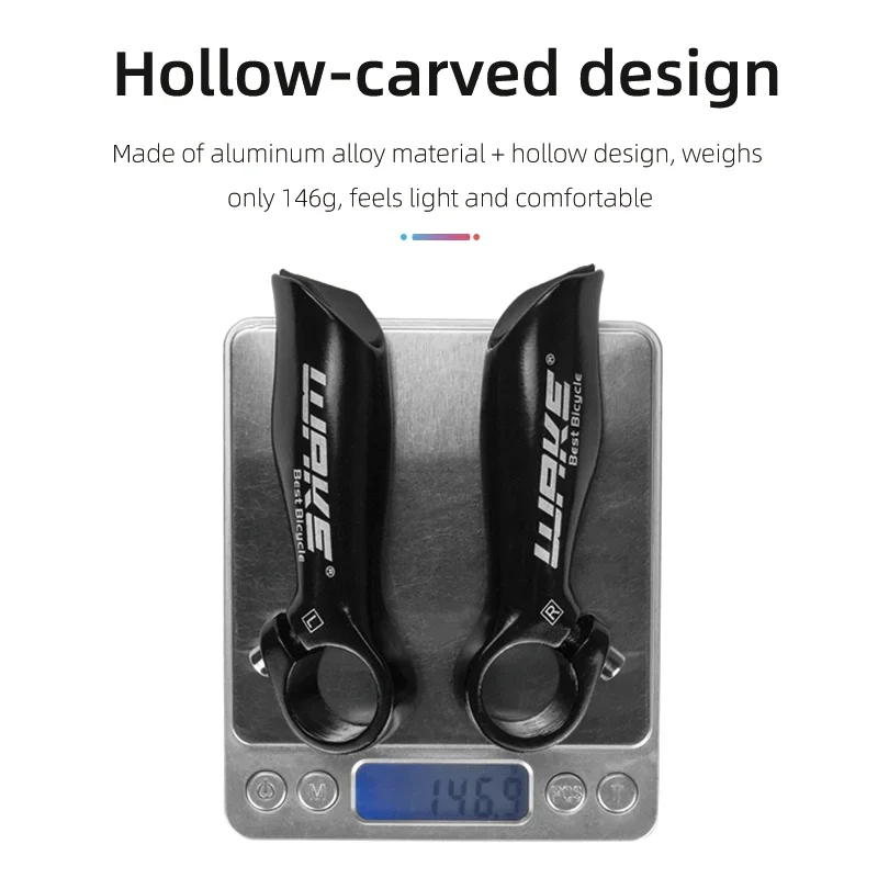 ويك دراجة دراجة اكسسوارات الطريق الجبلية الصغيرة المساعدة المقود نائب بار ينتهي القرن سبائك الألومنيوم لركوب الدراجات الجبلية BMX